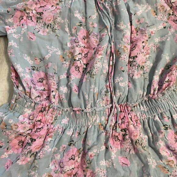 LoveShackFancy Popover Floral Mini Dress - Picture 14 of 16